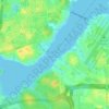 Lower Seletar Reservoir topographic map, elevation, terrain