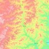 柴河镇 topographic map, elevation, terrain
