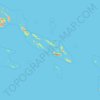 Solomon Islands topographic map, elevation, terrain