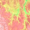 Рязанская область topographic map, elevation, terrain