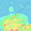Falcon State topographic map, elevation, terrain