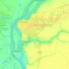Departamento Capital topographic map, elevation, terrain