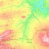 Río Fardes topographic map, elevation, terrain