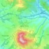 Beli Potok topographic map, elevation, terrain