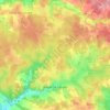 Cause-de-Clérans topographic map, elevation, terrain