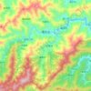 璜田乡 topographic map, elevation, terrain