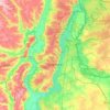 沃罗涅日 topographic map, elevation, terrain