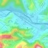 Fábrica topographic map, elevation, terrain