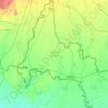 Tetulia topographic map, elevation, terrain