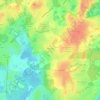 Хязельки topographic map, elevation, terrain