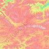 Bamyan Province topographic map, elevation, terrain