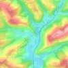 Werschweiler topographic map, elevation, terrain