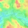 Milford topographic map, elevation, terrain