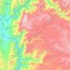 Khwahan topographic map, elevation, terrain