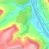 Mechern topographic map, elevation, terrain
