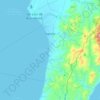 Hamtic topographic map, elevation, terrain