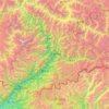 墨脱县 topographic map, elevation, terrain