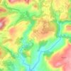 Miranda del Castañar topographic map, elevation, terrain
