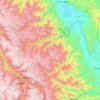 Marañón topographic map, elevation, terrain