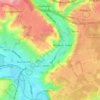 Wooburn topographic map, elevation, terrain