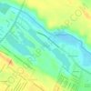 Lagoa Azul topographic map, elevation, terrain