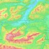 Garmisch-Partenkirchen topographic map, elevation, terrain