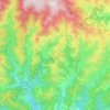 Genestelle topographic map, elevation, terrain