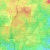 Carolina North Forest topographic map, elevation, terrain