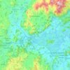 Rive topographic map, elevation, terrain