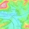 Wallertheim topographic map, elevation, terrain