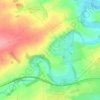 Niederroßla topographic map, elevation, terrain
