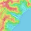 Glenrock Lagoon topographic map, elevation, terrain