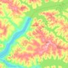 Ilha Solteira topographic map, elevation, terrain