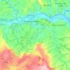 Tenbury topographic map, elevation, terrain