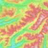 La Bresse topographic map, elevation, terrain