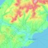 Braddan topographic map, elevation, terrain