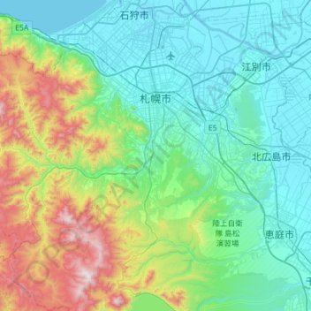 ishikari plain map