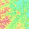 Pedra do Indaiá topographic map, elevation, terrain