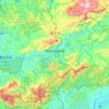 Mairiporã topographic map, elevation, terrain