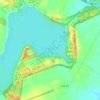Laguna de Los Padres topographic map, elevation, terrain