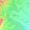 Rivadavia topographic map, elevation, terrain