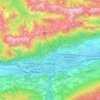 Innsbruck topographic map, elevation, terrain