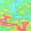 Ternberg topographic map, elevation, terrain
