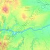 Klickitat County topographic map, elevation, terrain