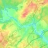 Калининец topographic map, elevation, terrain
