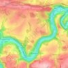Waulsort topographic map, elevation, terrain