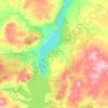 Ust-Ilimsk topographic map, elevation, terrain