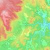 Brue-Auriac topographic map, elevation, terrain