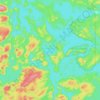 Wabaskang Lake topographic map, elevation, terrain