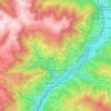 Klausen - Chiusa topographic map, elevation, terrain